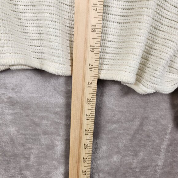 Diadora Luxe Collection Cropped White Batwing Sweater Women's Size S - Picture 5 of 7